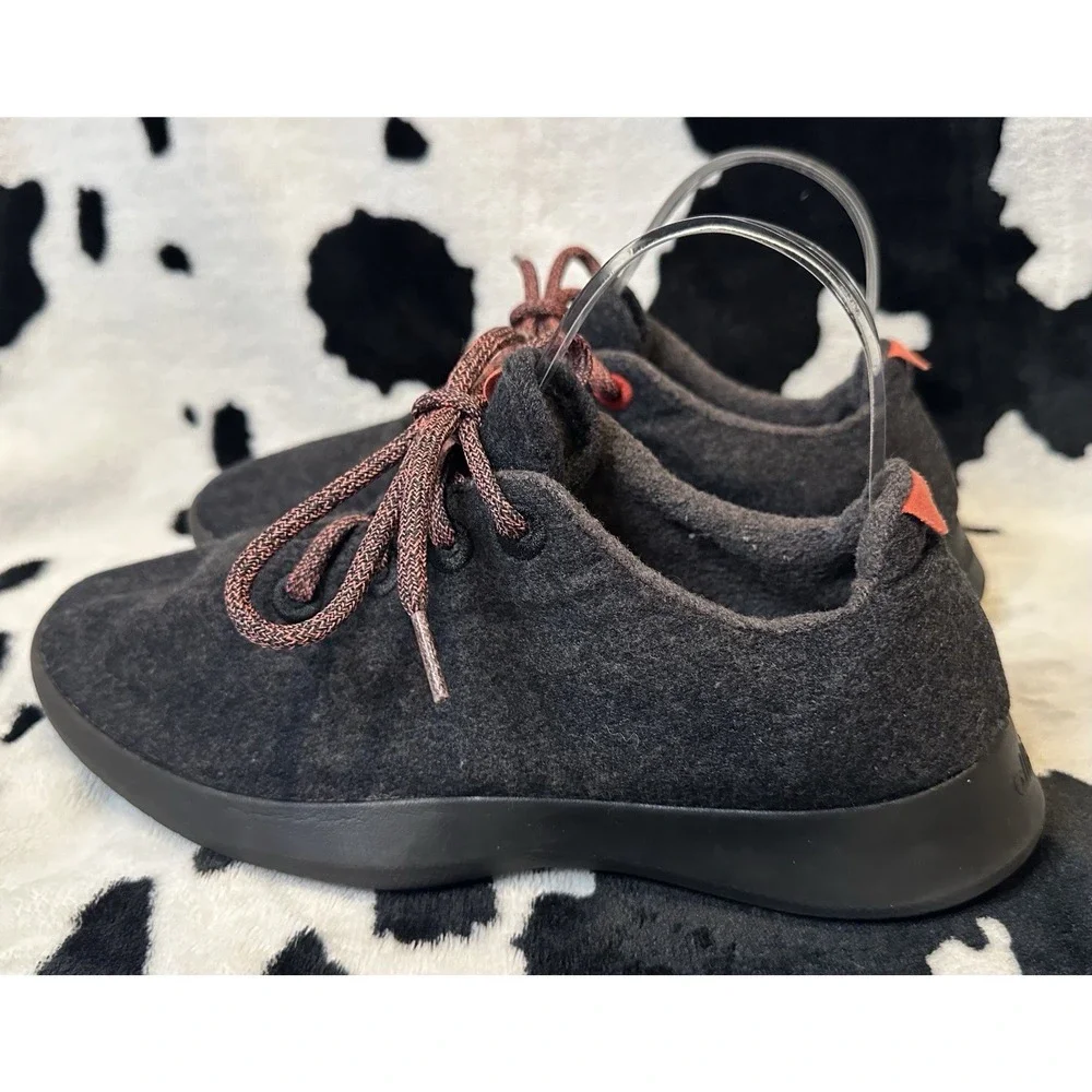 Allbirds Wool Runners Womens‎ 10 Charcoal Grey Merino Wool Sneakers PO 0138